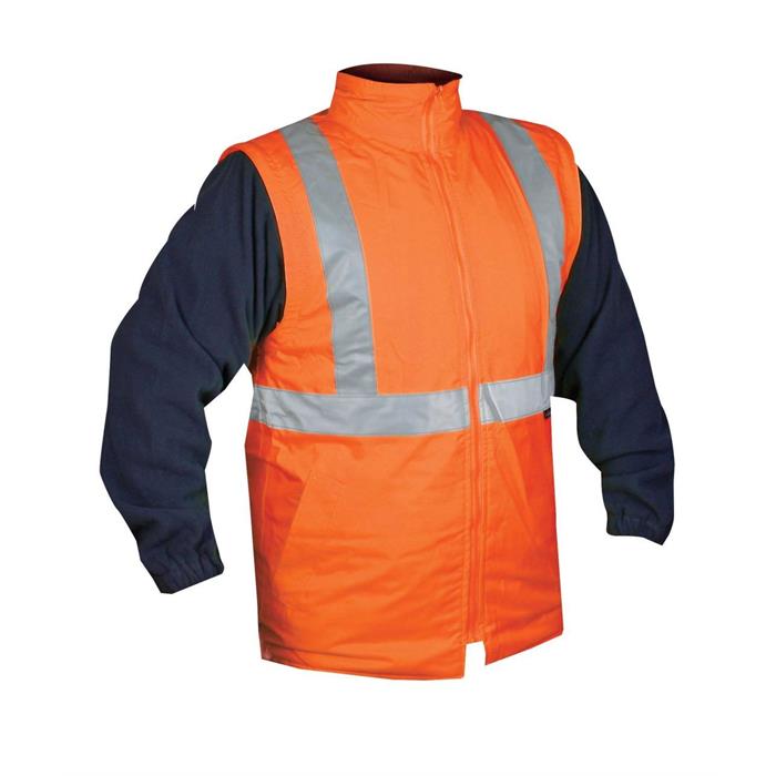 Vizwell Parka 5in1 Reflektörlü (Turuncu/Mavi) 